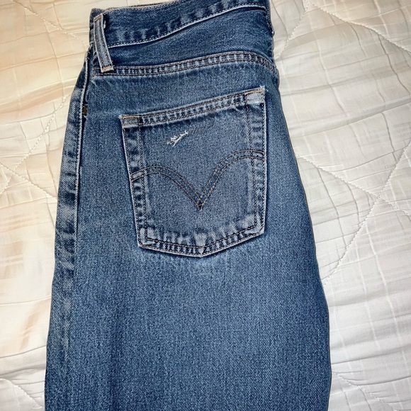 Womens Patchwork Levi Jeans - Picture 7 of 9